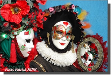 D&eacute;couvrez les masques v&eacute;nitiens  du carnaval de Venise. Costumes v&eacute;nitiens pour le Carnaval de Venise