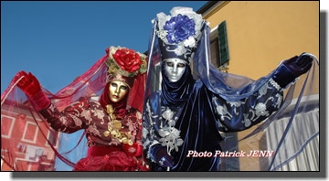 masques v&eacute;nitiens du carnaval de Venise